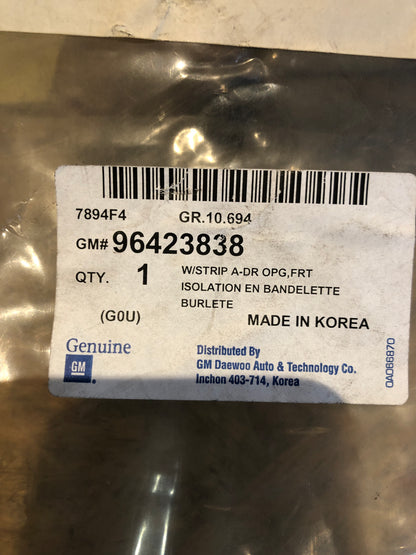 Original GM Chevrolet Vivant Dichtung Türe vorne Neu