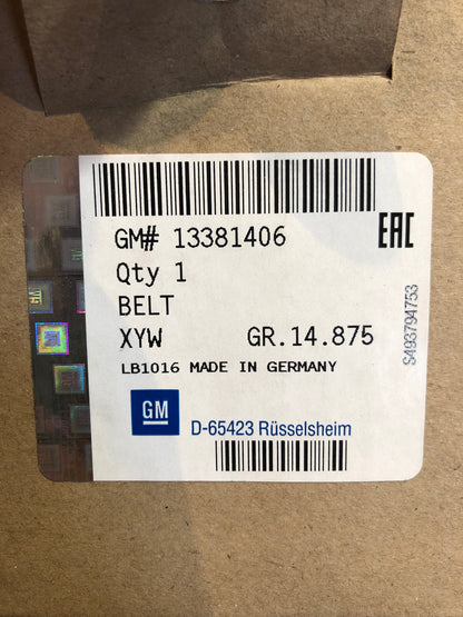 Original GM Opel Meriva B Sicherheitsgurt Rücksitzbank hinten Mitte Neu