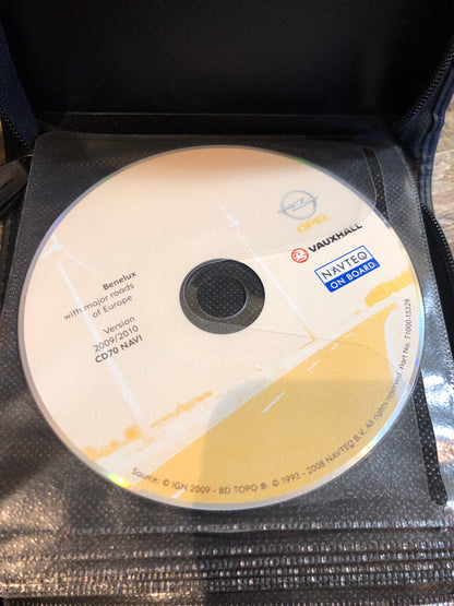 Original Opel Digital Rosdmap CD70 2009/2010 Europe