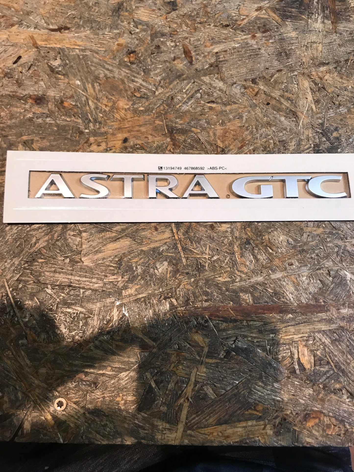 Original Astra GTC Schriftzug NEU