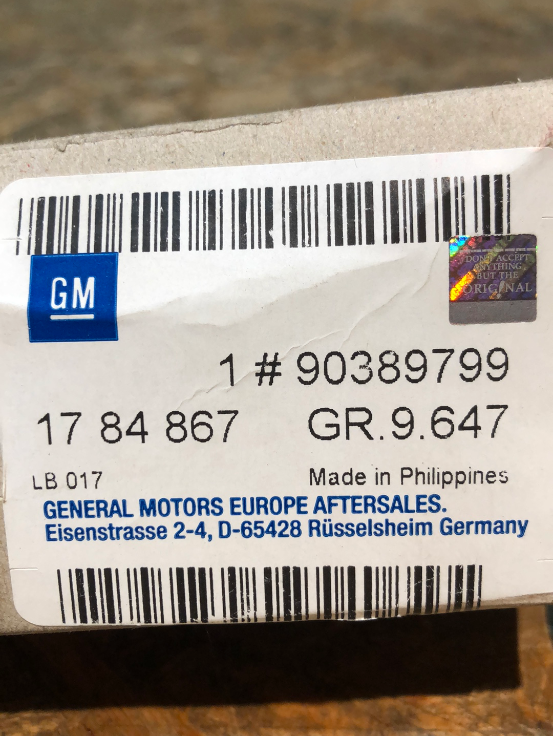 Original GM Opel Corsa B Antennenfuß Neu