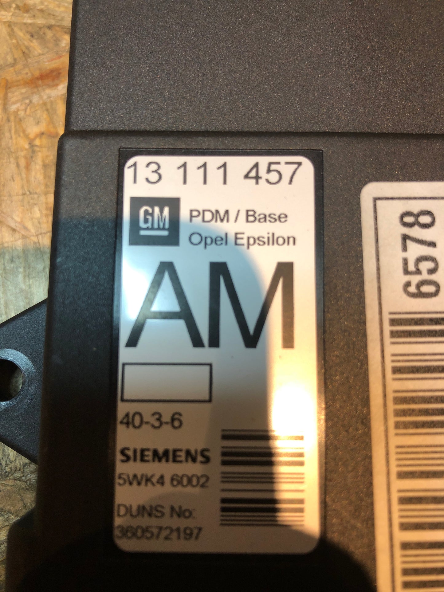 Original GM Opel Vectra C Steuergerät Türe vorne rechts Neu