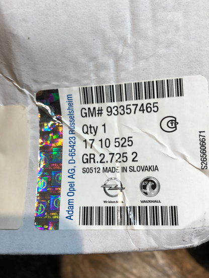 Original Opel Zafira B Nebelscheinwerfer links Neu