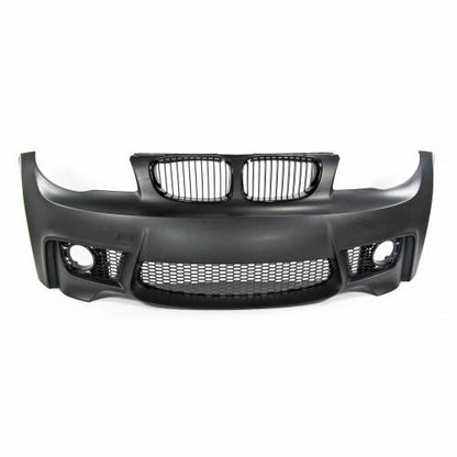 Frontstoßstange im Sport-Design mit Kühlergrill passend für BMW 1er 1er E81 (3 Türer) E82 (Coupe) E87 (5 Türer) E88 (Cabrio) ab Baujahr 2004-2013