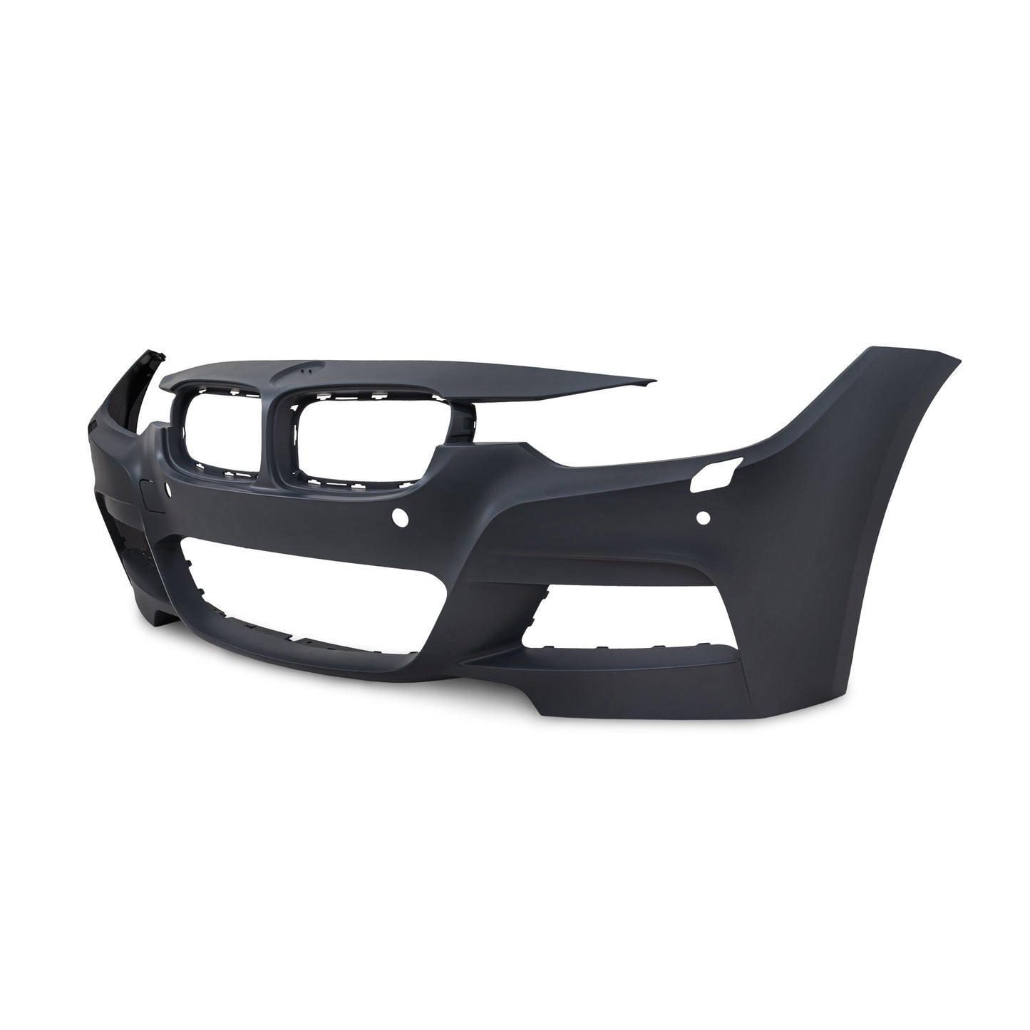 Frontstoßstange im Sport-Design mit PDC-Bohrungen und SRA passend für BMW 3er F30 Limousine ab Baujahr 10.2011 -