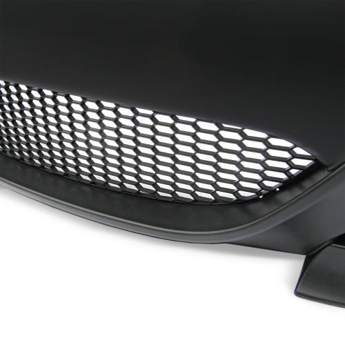 Stoßstange, JOM-SportLook vorne, mit Grill, Ausschnitte mit Abdeckung für SRA, mit PDC, Sport Paket passend für BMW E60 Facelift Bj. 03.2007-03.2010