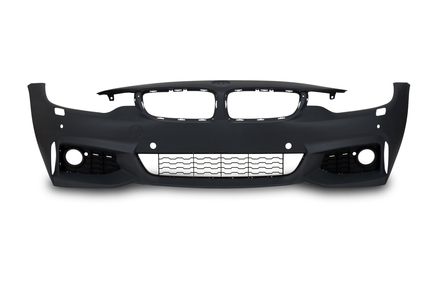 Stoßstangen Kit im Sport-Design inkl. Seitenschweller mit PDC-Bohrungen und SRA passend für BMW 4er F32 ab Baujahr 10.2013-