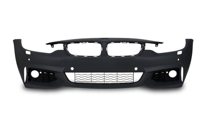 Stoßstangen Kit im Sport-Design inkl. Seitenschweller mit PDC-Bohrungen und SRA passend für BMW 4er F32 ab Baujahr 10.2013-