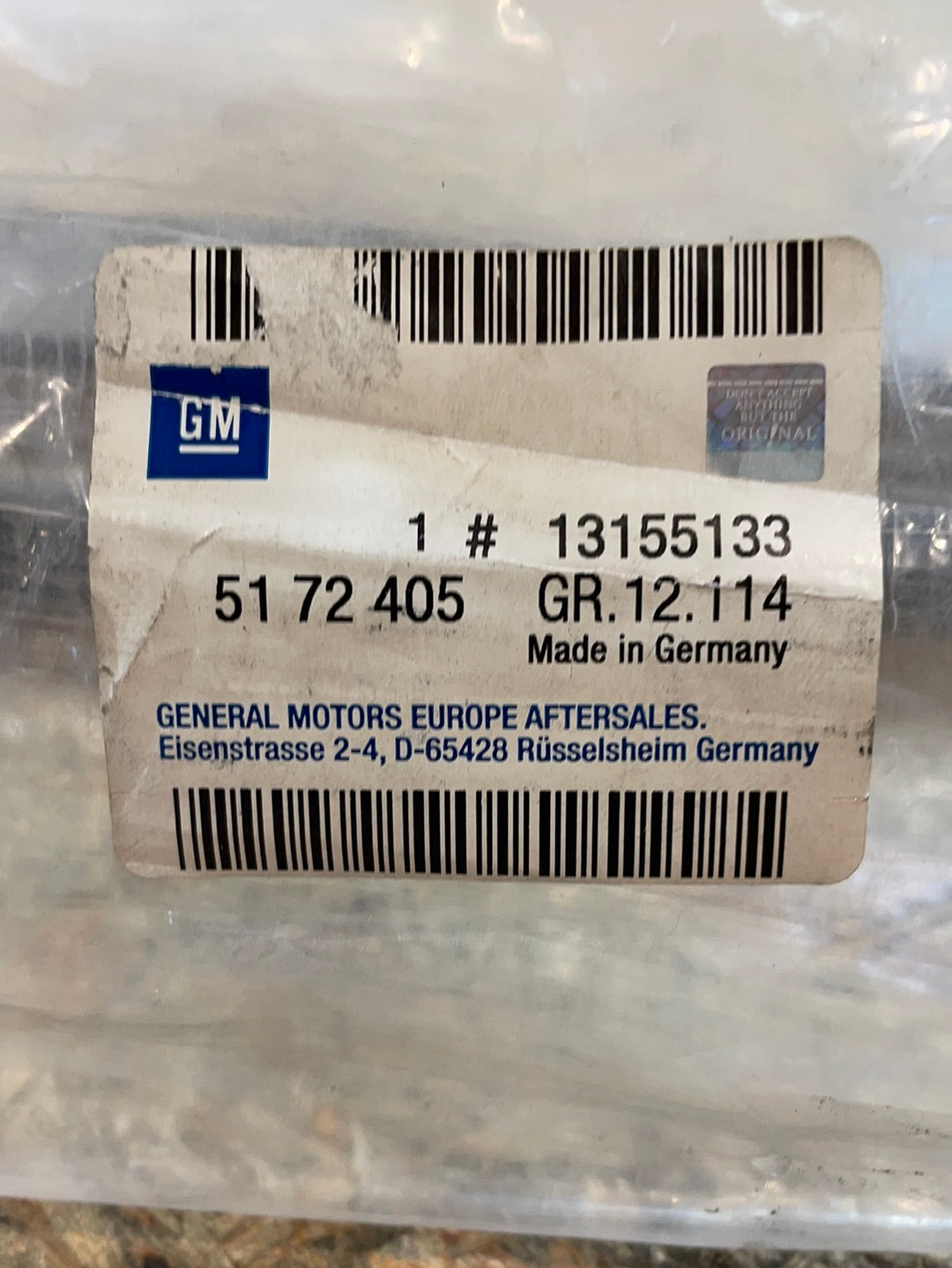 Original GM Opel Astra G Zafira A Schutzleiste Hecktür links Neu