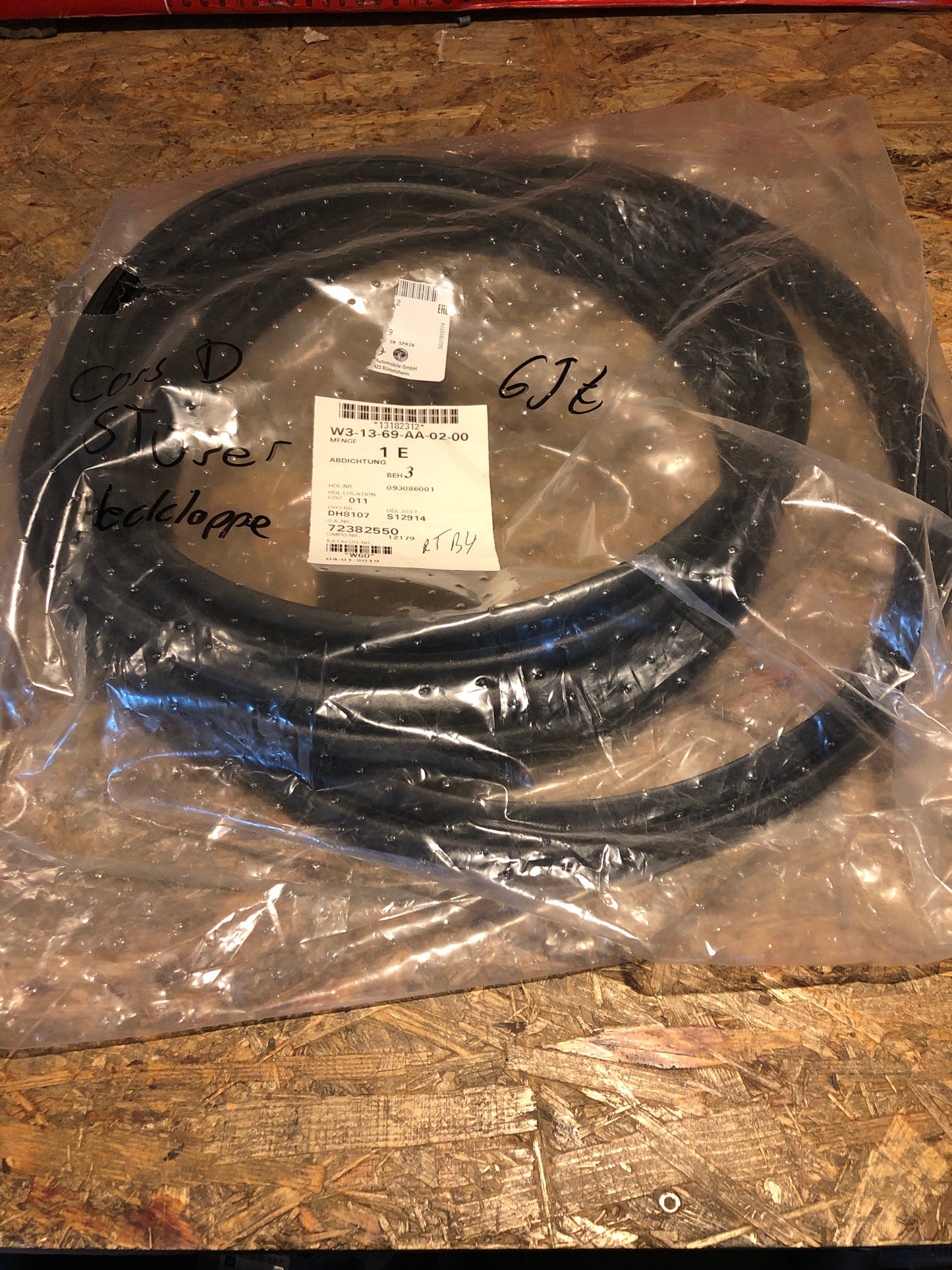 Original Opel Corsa D Dichtung Heckklappe Neu