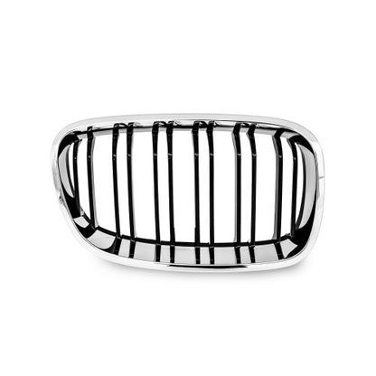 Kühlergrill Doppelrippe chrome / schwarz