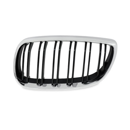 Kühlergrill Doppelrippe chrome / schwarz