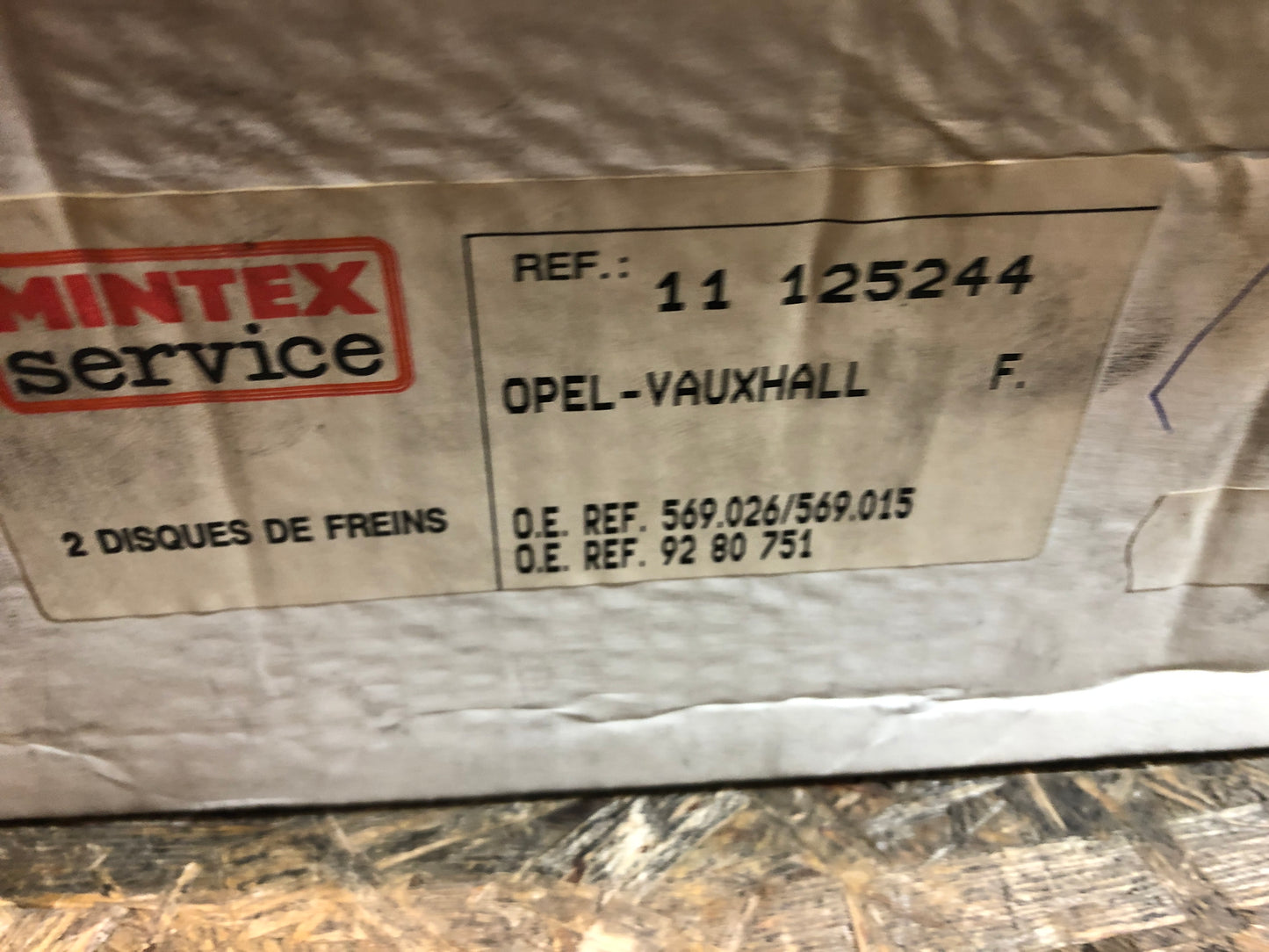 Original Mintex Bremsscheiben Ford Granada Neu