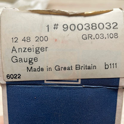 Original GM Opel Ascona A Econ Verbrauchsanzeige Neu