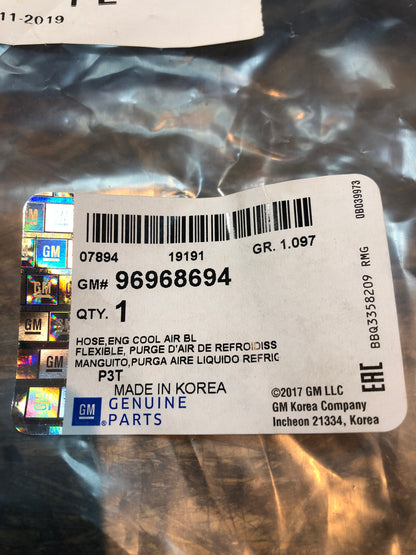 Original GM Opel Mokka Schlauch Entgasung Neu