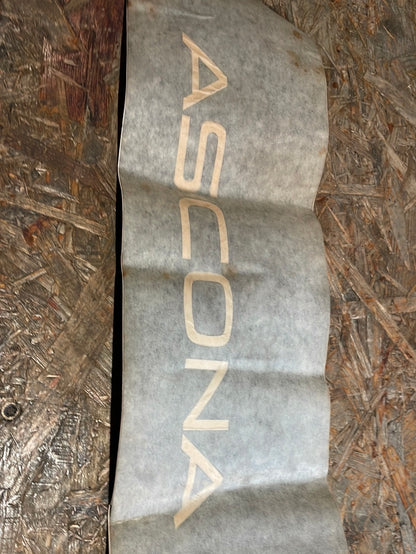 Original GM Opel Ascona B Aufkleber Heckklappe „Ascona Sport“ Neu