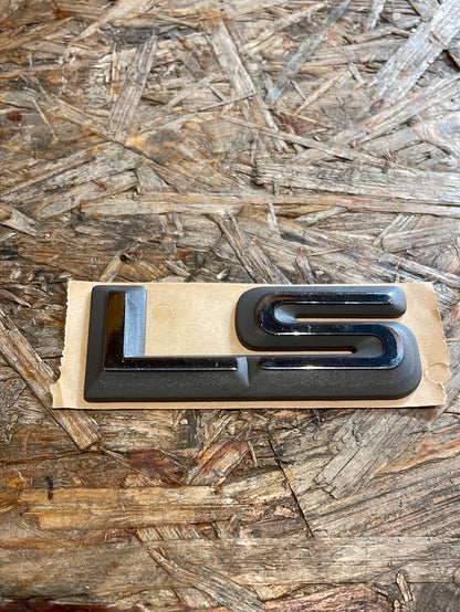 Original GM Opel Ascona C Emblem „LS“ für Kotflügel Neu