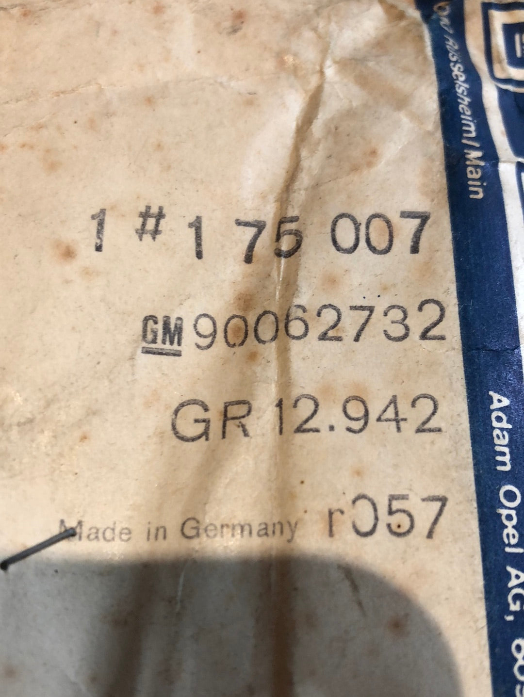 Original GM Opel Rekord E Leiste Neu