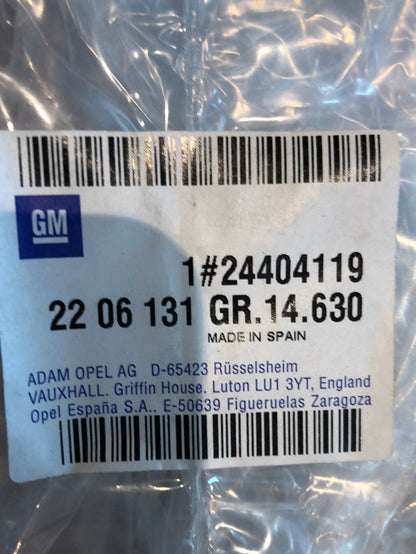 Original GM Opel Corsa C Verkleidung Seitenteil links grau Neu