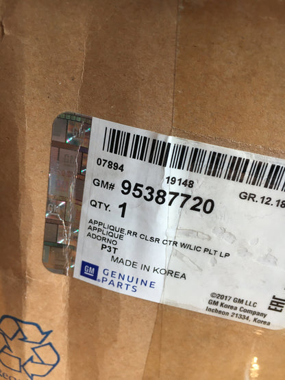 Original Mokka Blende Hecklappe NEU