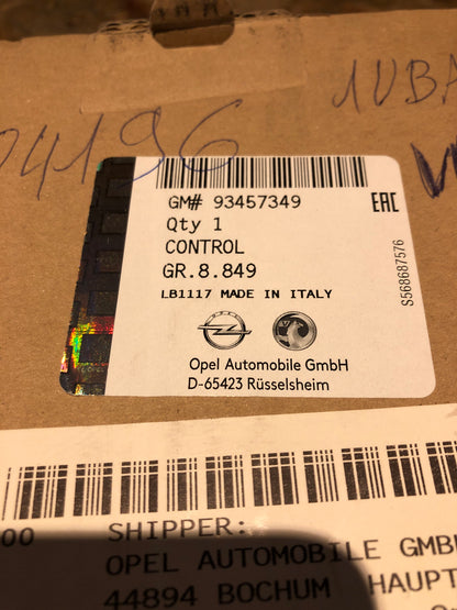 Original Opel Vivaro B Betägigung Heizungs Klimaanlagenregler Neu