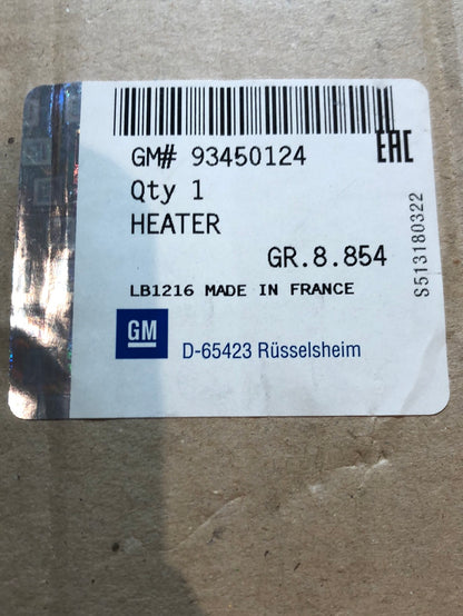 Original GM Opel Vivaro A Kaltstartregler Neu