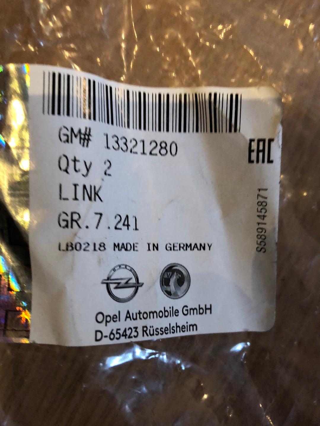 Original GM Opel Corsa D Koppelstange vorne Neu