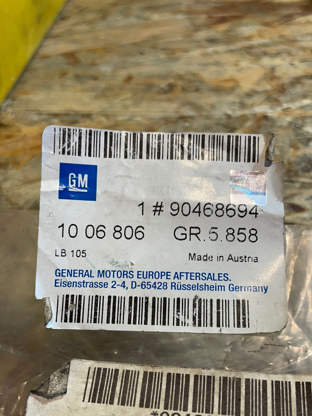 Original GM Opel Calibra Vectra A Astra F Nabendeckel 15 Zoll Neu