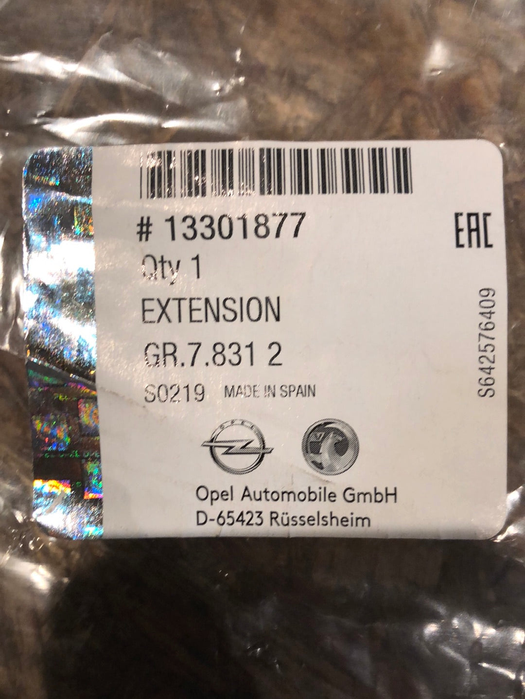 Original GM Opel Corsa D Leiste Verlängerung Stoßstange Neu