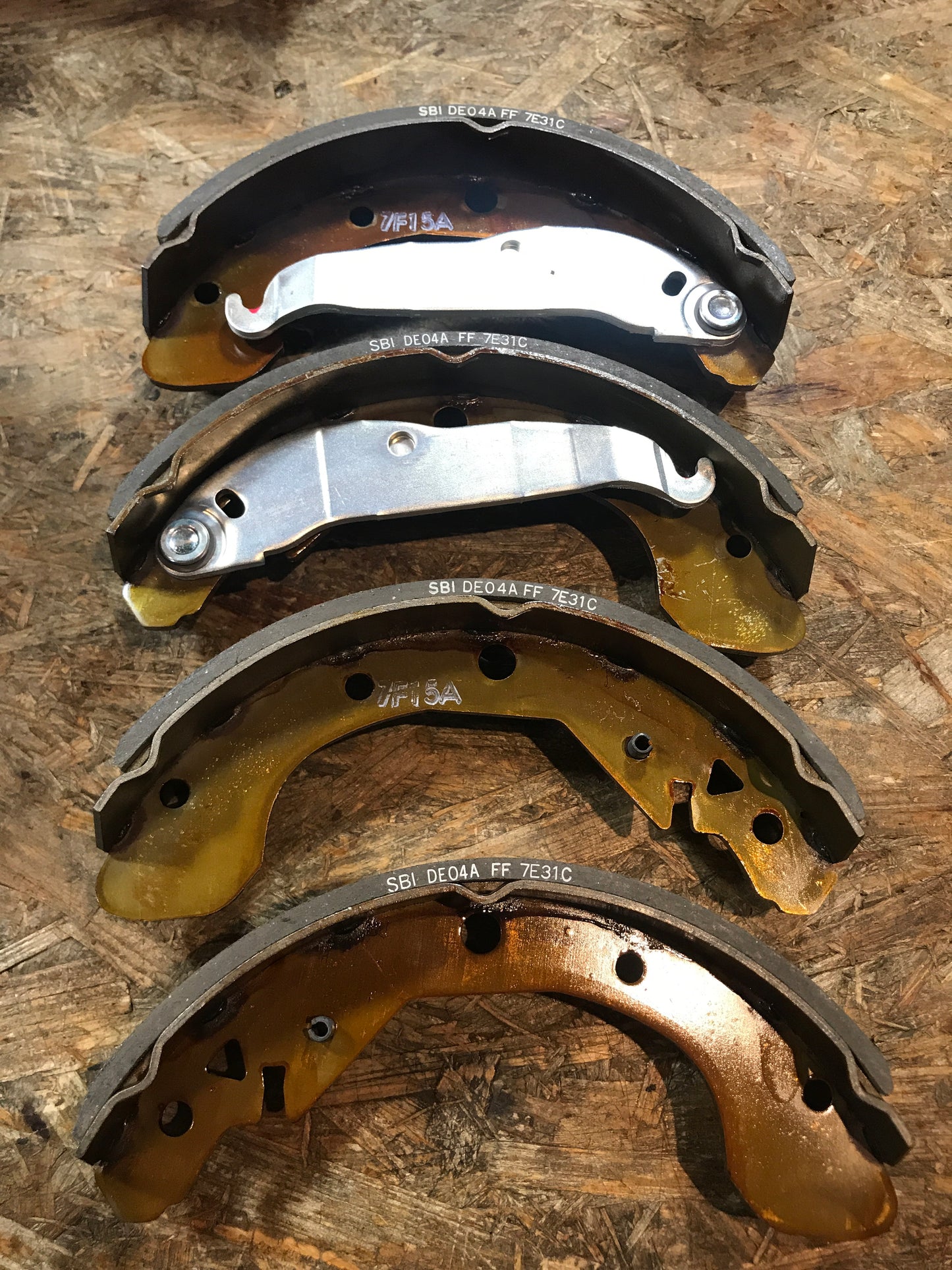 Original Chevrolet Rezzo Bremsbeläge Satz hinten NEU