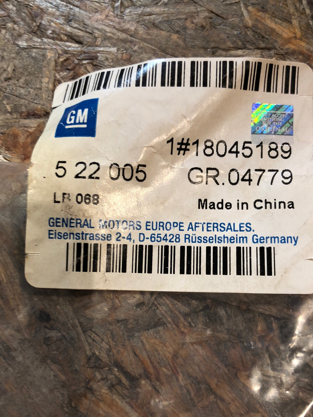 Original GM Opel Zafira A Combo C Astra H Handbremsseil hinten Neu