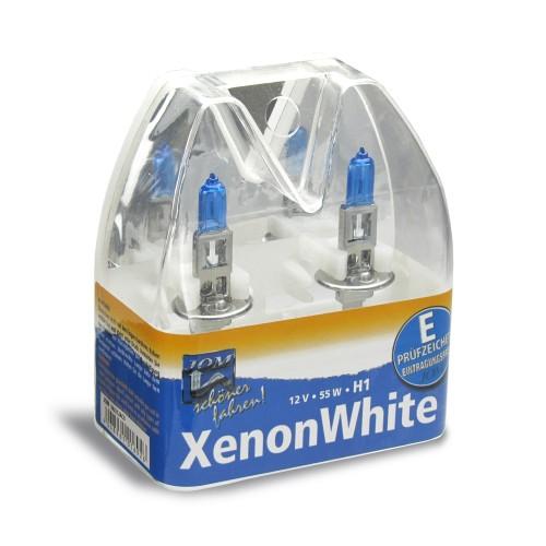 H1 Leuchtmittel 12V 55W "Xenon Optik" 2 Stück