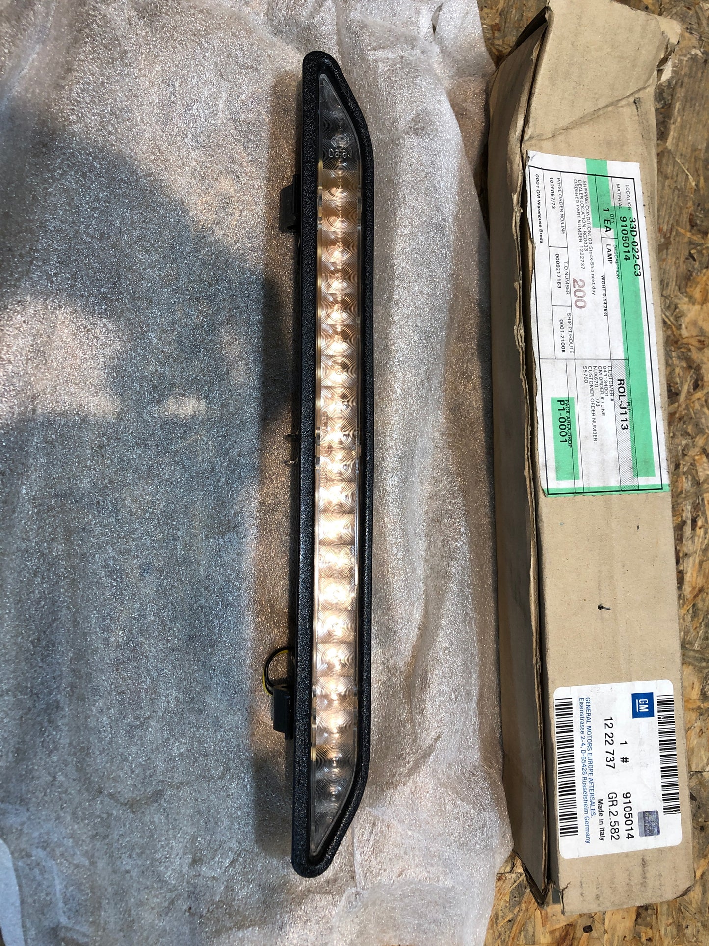 Original Opel Zafira Zusatzbremsleuchte Neu