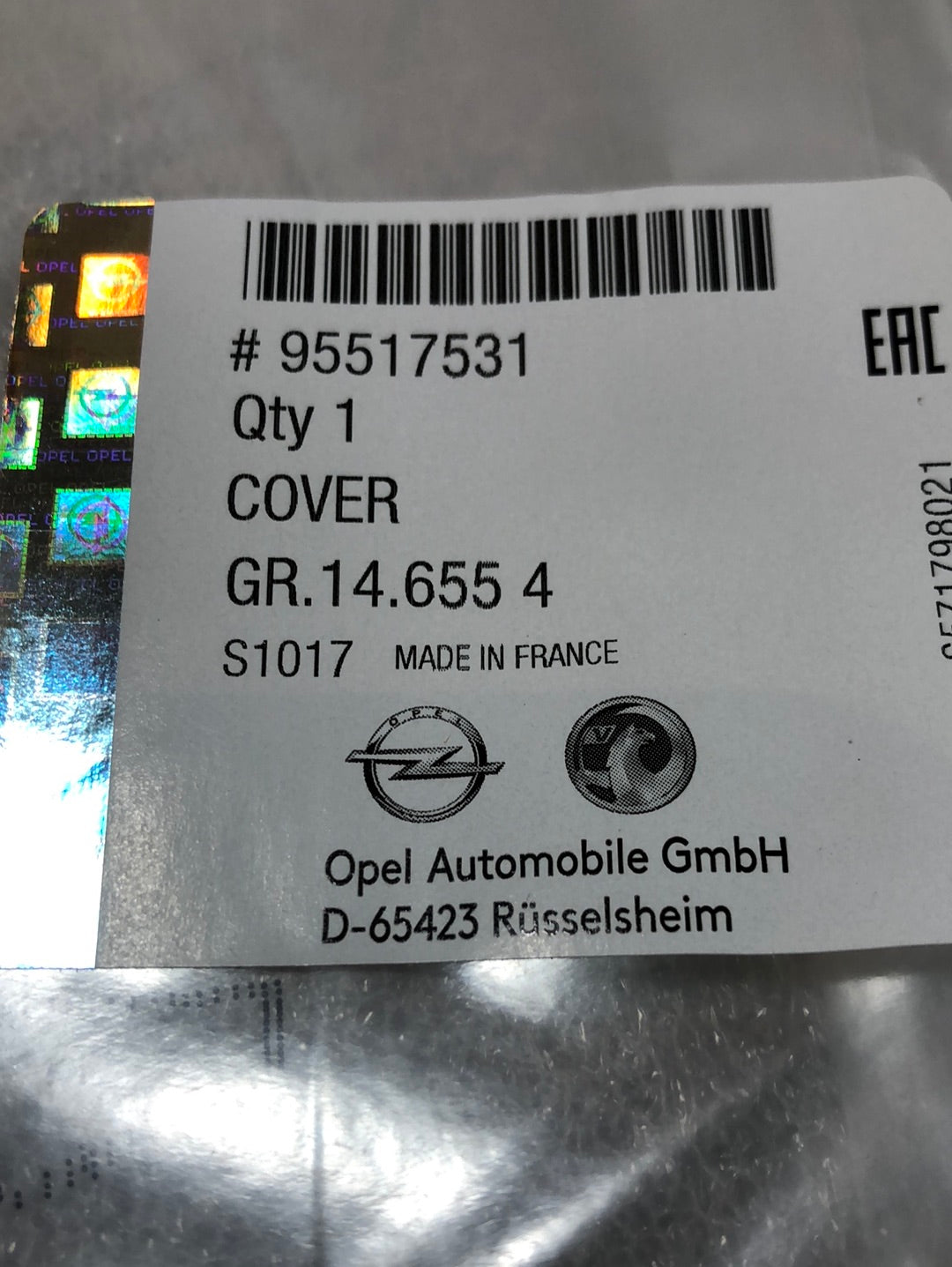 Original GM Opel Vivaro B Armaturentafel Neu