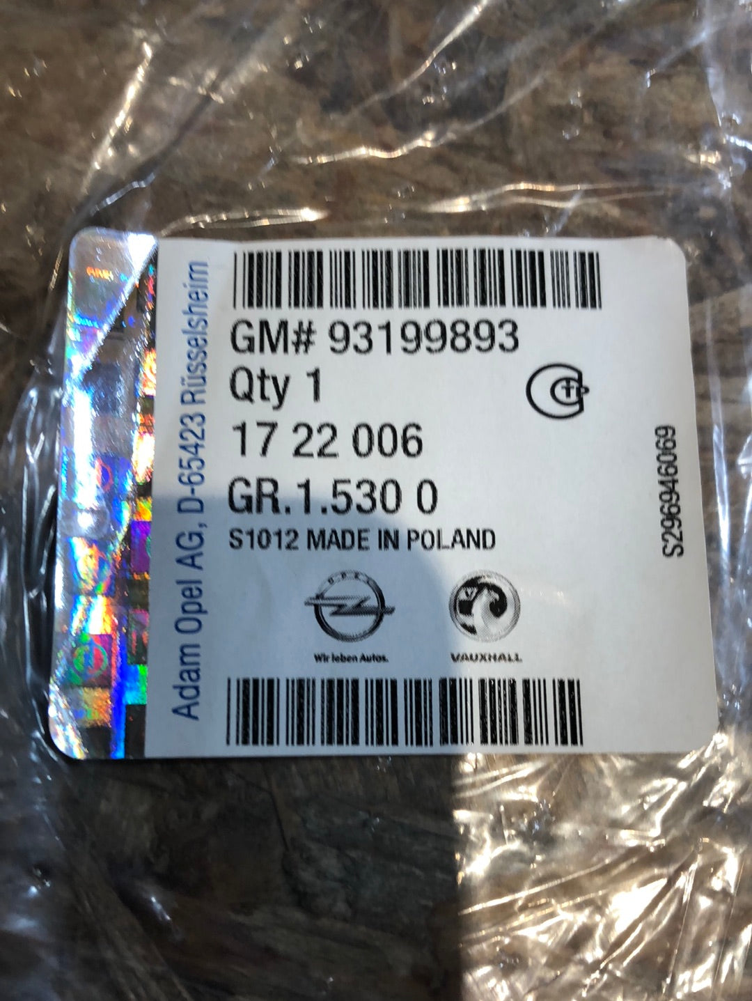 Original GM Opel Meriva B Fußmattensatz (4-Tlg.) Neu