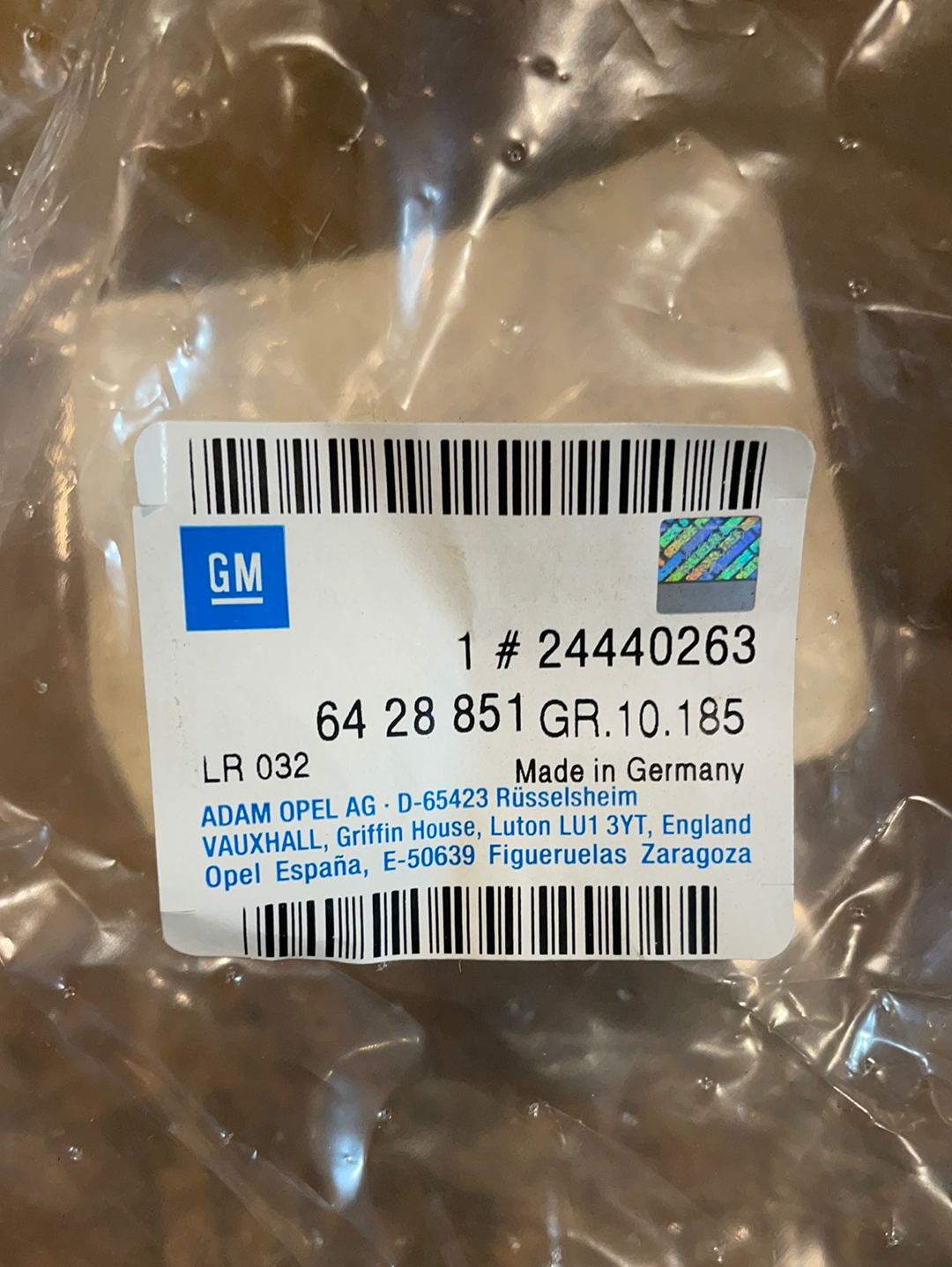 Original GM Opel Vectra C Abdeckung Außenspiegel links Neu