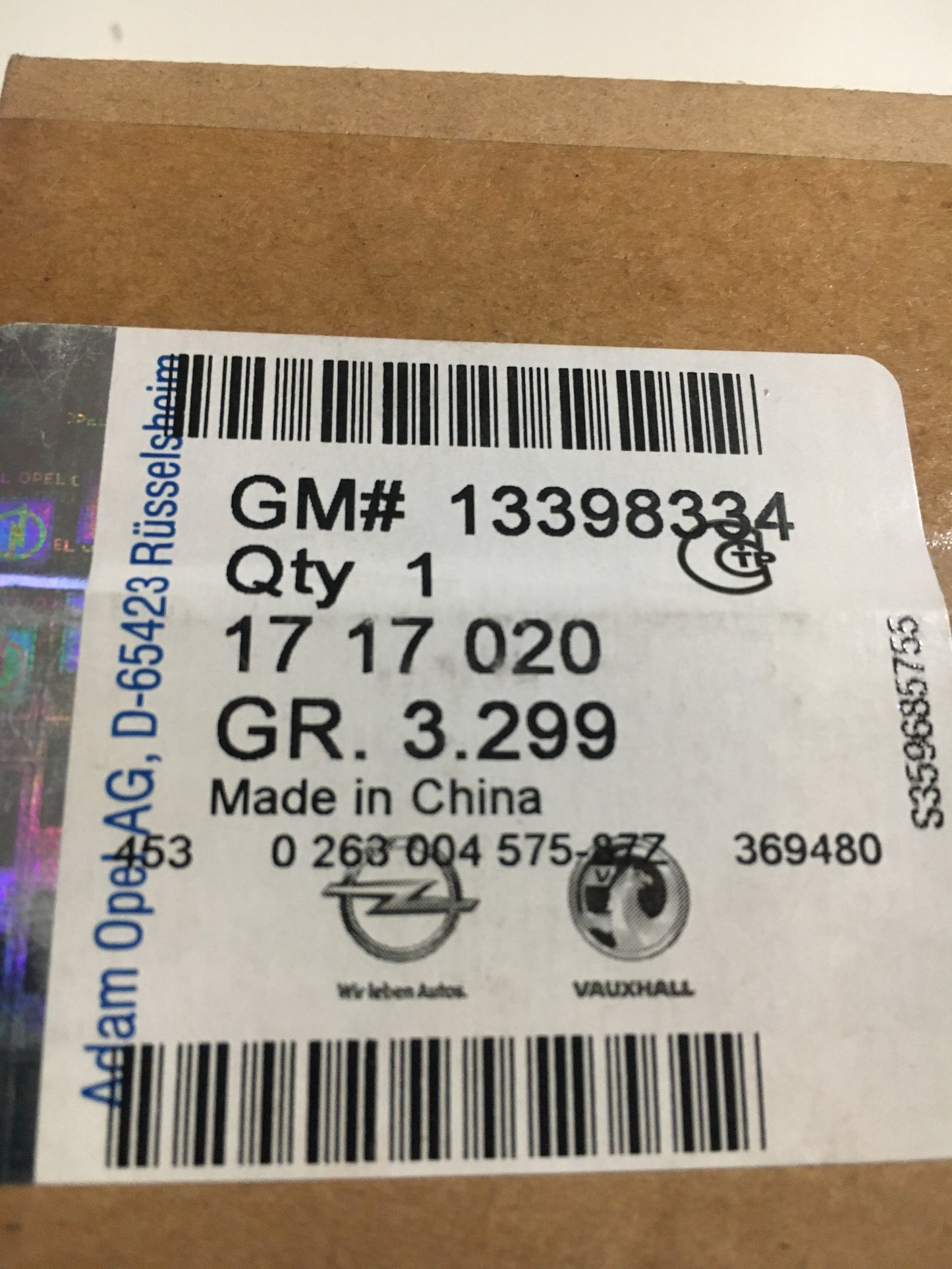 Original Zafira B Innenraum Steuergerät Einparkhilfe NEU