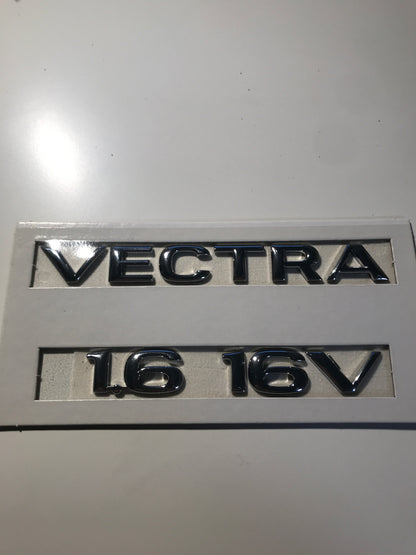 Original Vectra B 1,6 16 v Schriftzug Heck NEU