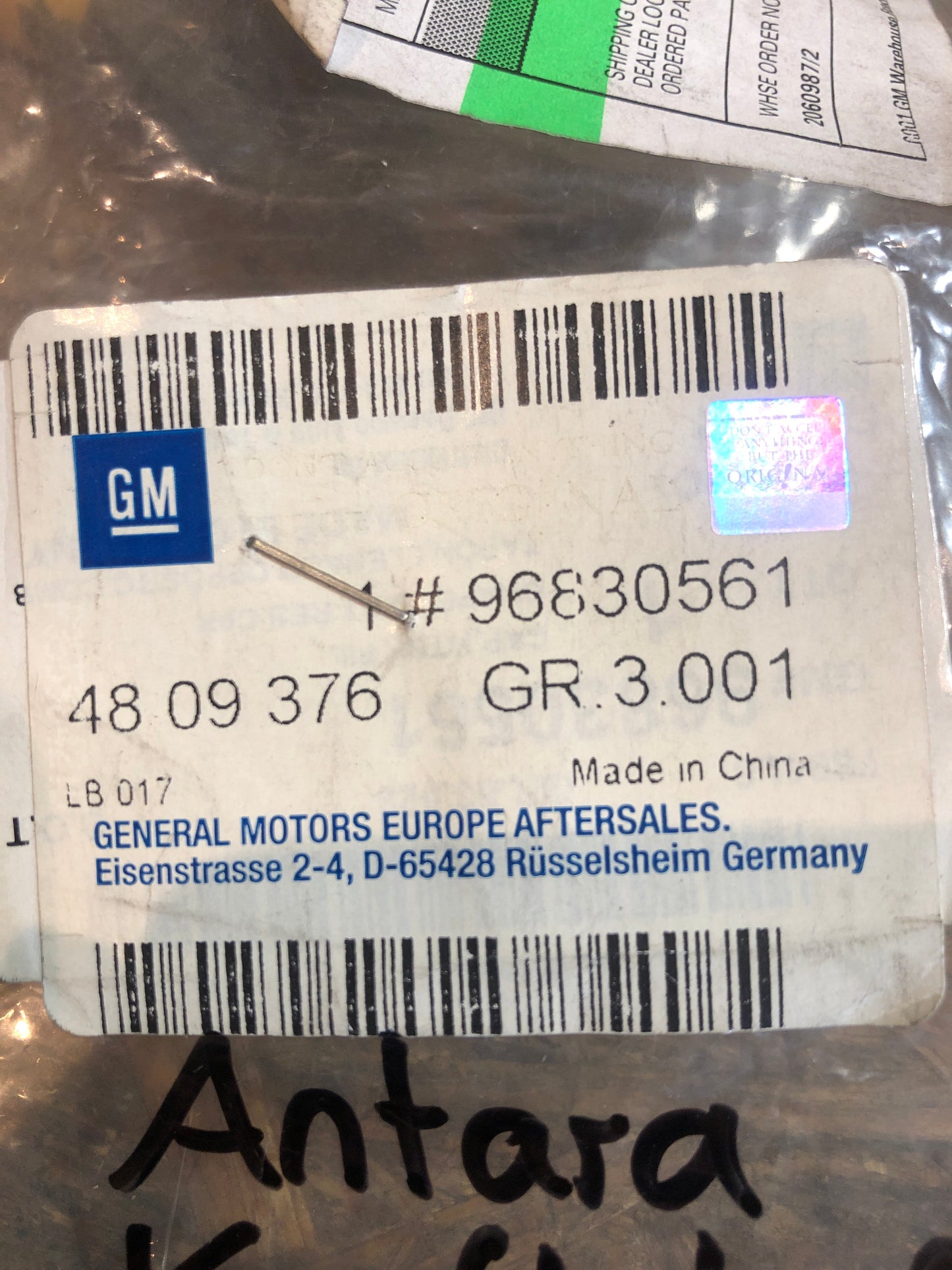 Original GM Opel Antara Kraftstoffdeckel Neu