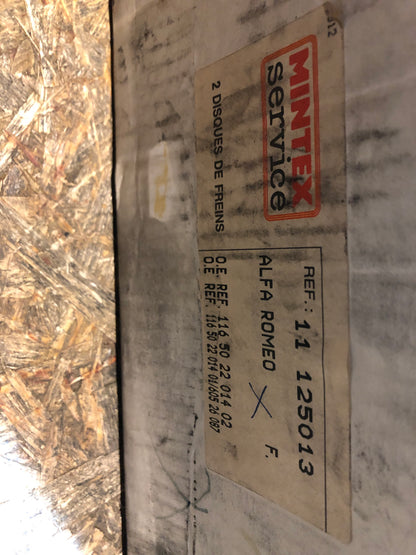 Original Mintex Bremsscheiben Alfa Romeo 75 Giulietta Neu