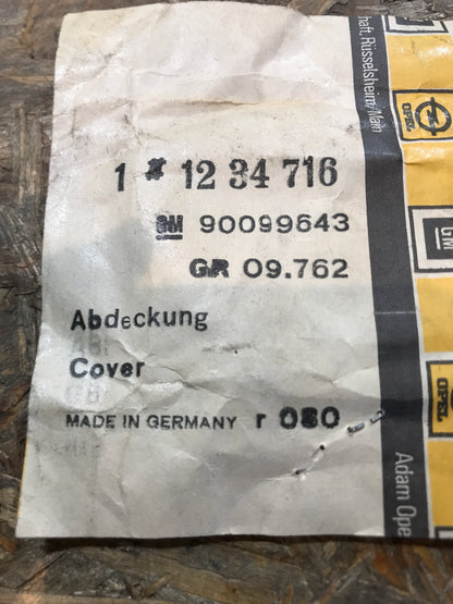 Original Opel Rekord E Commodore C Monza Senator A Abdeckung Blinddeckel NEU
