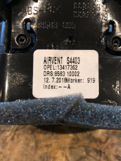 Original GM Opel Adam Corsa D Lüftungsgitter Entlüftungsdüse Neu