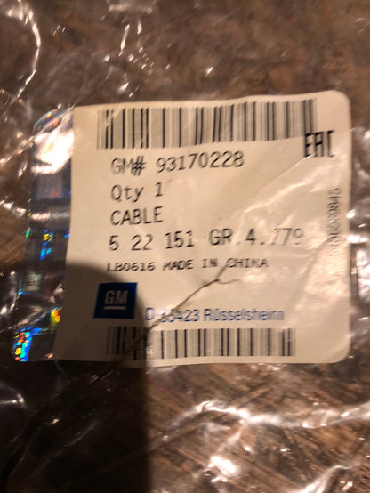 Original GM Opel Corsa C Handbremsseil hinten Neu