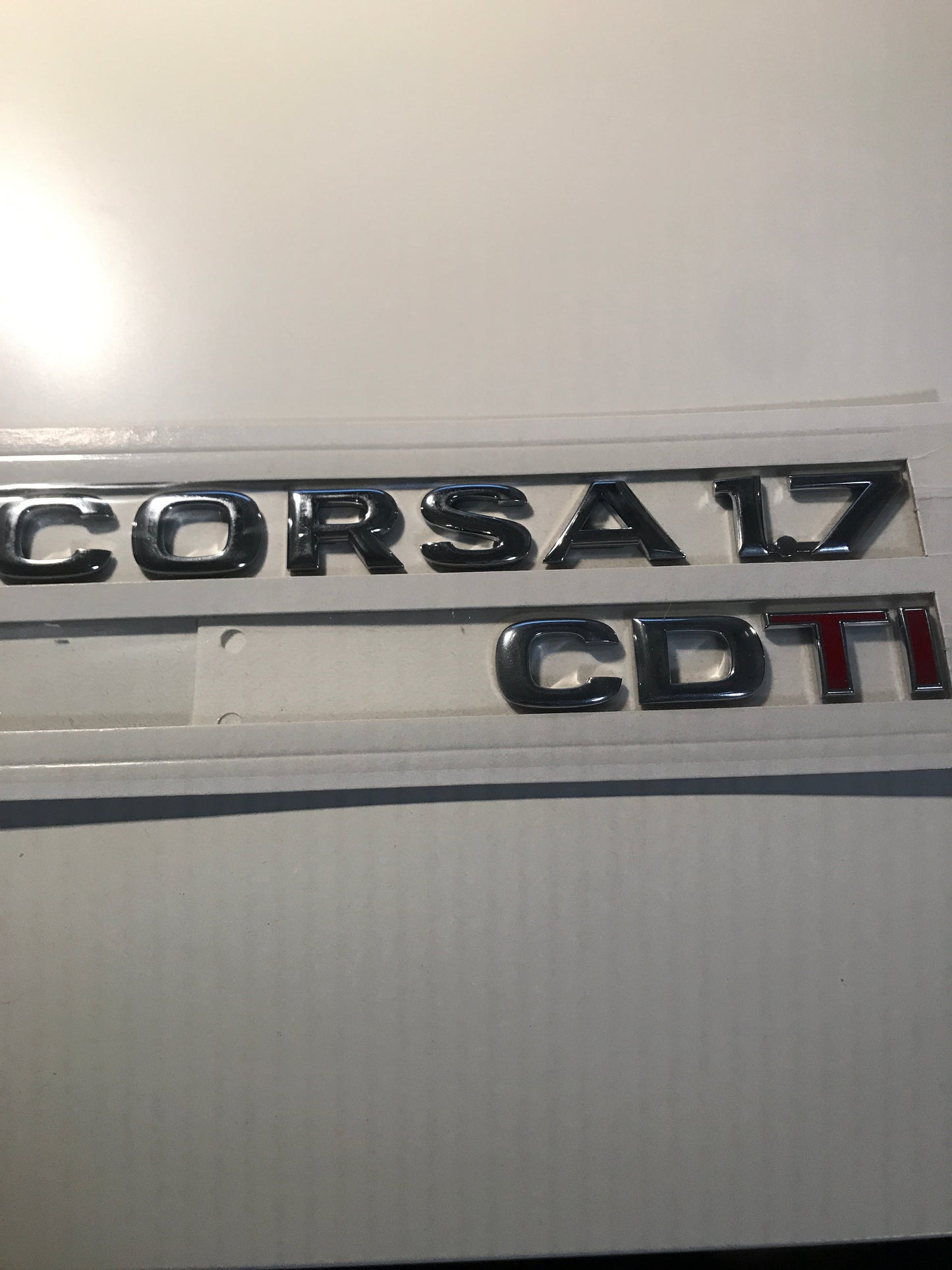 Original Corsa C 1,7 CDTI Schriftzug Karosserie hinten NEU