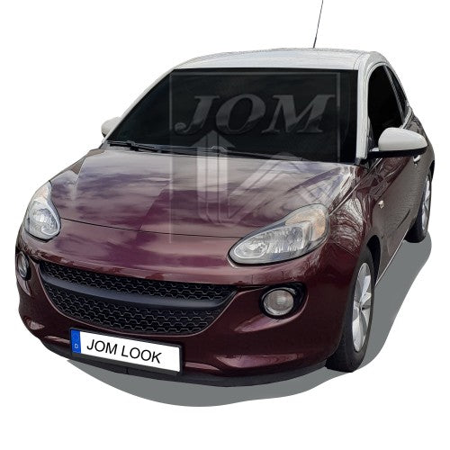 Kühlergitter Kühlergrill Sportgrill ohne Emblem, schwarz für Opel Adam