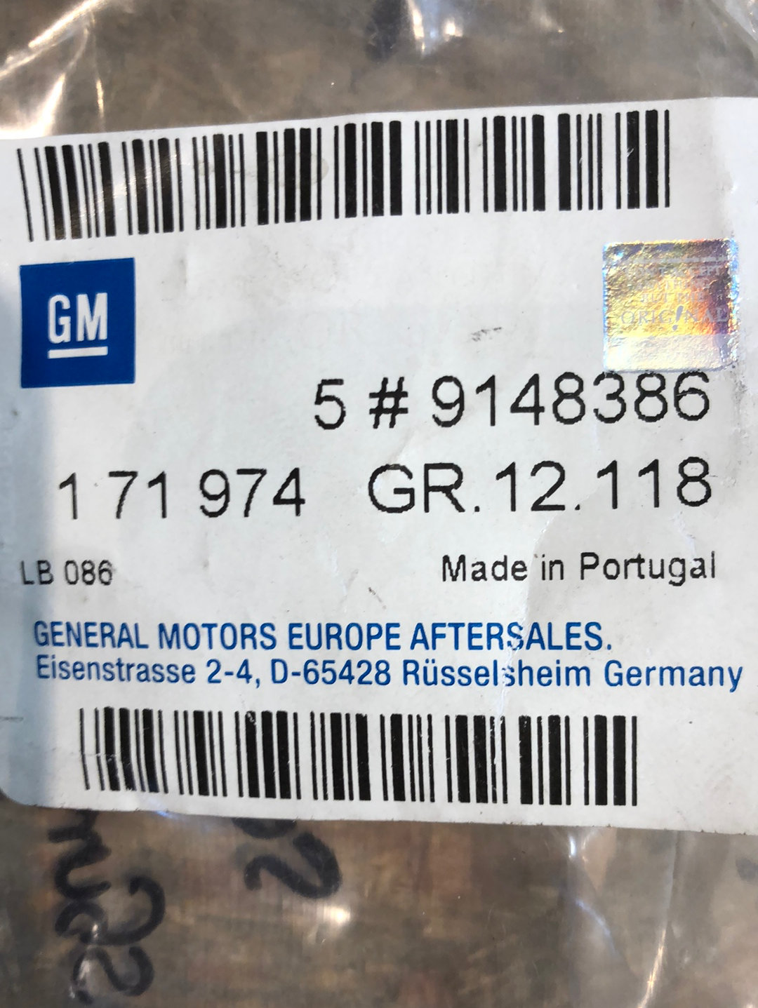 Original GM Opel Omega B Befestigungsclips Neu