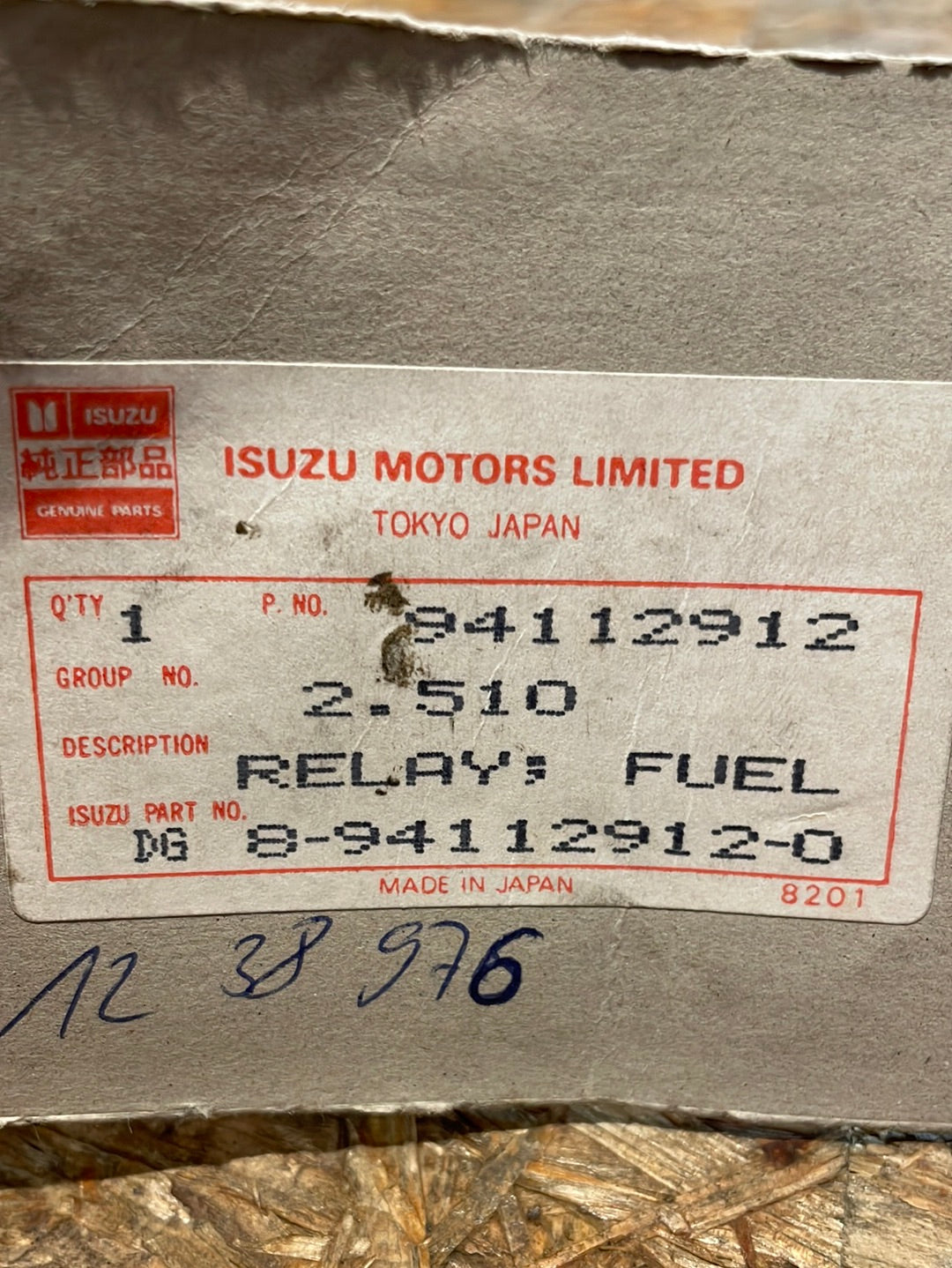 Original GM Opel Frontera A Campo Relais Scheinwerfer Einschaltsystem Neu