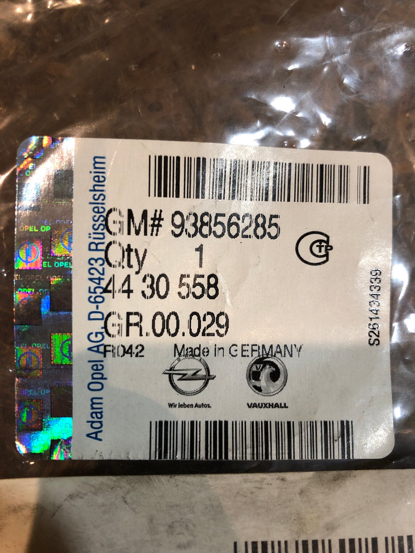 Original Vivaro A Entlüftungsschlauch Ölbehälter