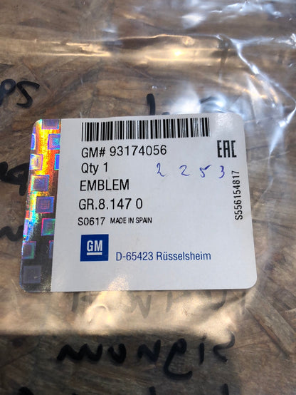 Original GM Opel Meriva A Signum Vectra C Caravan Heckklappenemblem Neu