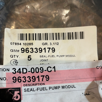 Original GM Daewoo Matiz Chevrolet Spark Dichtung Kraftstoffpumpe Neu